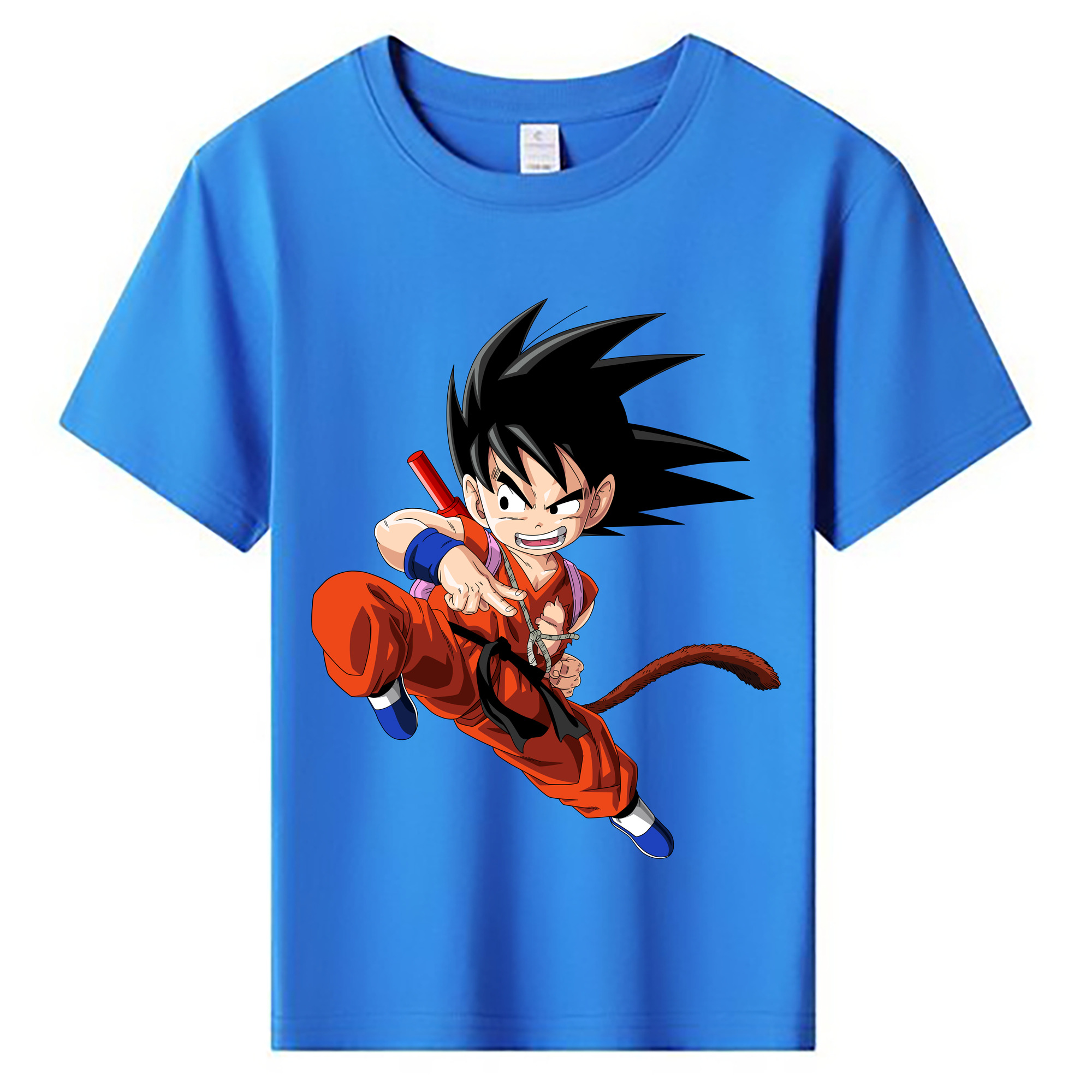 （画像用） ドラゴンボール 孫悟空（そん ごくう）Son Goku カカロット DRAGON BALL Kakarotto 綿100％キッズTシャツ（フロントプリント）